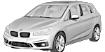 BMW F45 P1A7F Fault Code